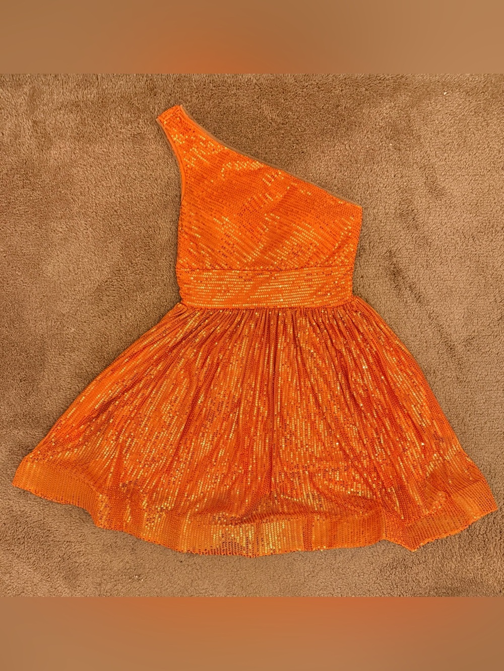 Sequin One Shoulder Homecoming Short Prom Dress Mini Cocktail Party Gown XS